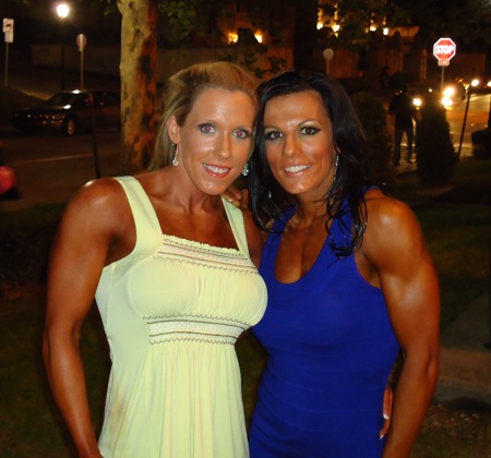 IFBB Pros Melody Clere and Marcy Porter